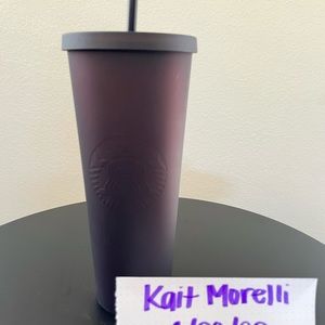 Starbucks 2019 Fall Purple Black Matte Tumbler